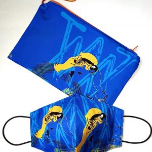 MASCARILLA ADAPTADA AZUL ELÉCTRICO